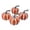 A001- Red, variant on Small Fall Decor, 4.5X3.5 Inch Red Striped Artificial Pumpkins Figurines Home Decor, Ideal for Rustic Farmhouse Home Owners, Seasonal Event Planners, and Casual Fall, Halloween,