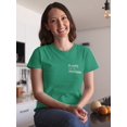 thumbnail image 2 of "Plants Have Proteins" Left Chest Pocket Quote Women T-Shirt, Female x-Large, 2 of 4