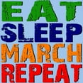 thumbnail image 3 of CafePress - Eat Sleep March Repeat T Shirt - Men's Classic Graphic T-Shirt, 3 of 4