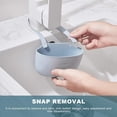 thumbnail image 2 of Modern Kitchen Sink Caddy Hanging Silicone Sink Caddy, Flexible Silicone For Easy Cleaning And Space-saving Design, Compact Size And Sturdy Durable Design For Kitchen Bathroom Daily Use, 2 of 8