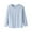 Light Blue, variant on Kovlvoll Newborn Baby Boy's and Girl's Pajamas Shirts Crewneck Long Sleeve Thin Base Shirt Soft Comfy Sleepwear Tops