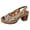 Grey, variant on Rokment Womens Platform Heeled Dress Sandals for Ladies 2026 Summer Fashion Casual Geometic Hollow out Peep Open Toe Chunky Block High Heels Slingback Dressy Pumps Brown Size 6.5