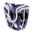 thumbnail image 1 of 2x Camuflaje Golf Mallet Putter Head Cover Eje Central Headcover Protector Bolsa con Cierre - Cuero PU Premium E Impermeable Sunnimix Funda para putter de golf, 1 of 8