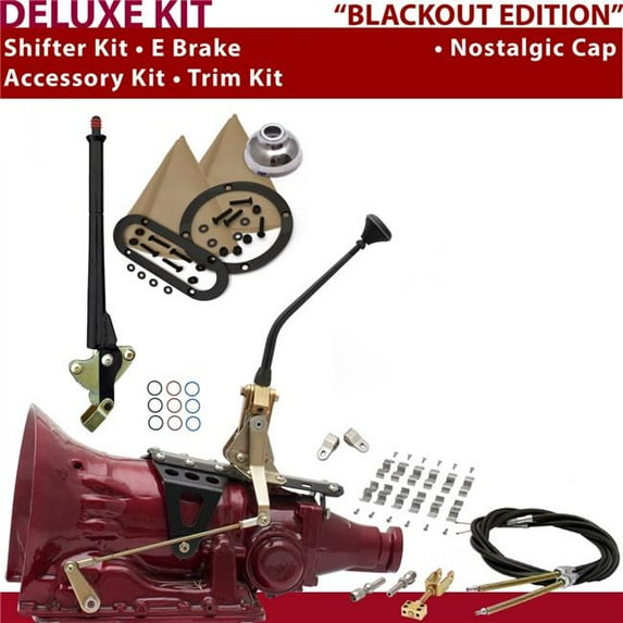 American Shifter C4 Shifter Kit 10 in. E Brake Cable Clamp Clevis Trim Kit for D7127