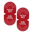 thumbnail image 1 of BELOVING 2 Pcs Mitaines de Manipulation de Disques Protection Maison Tampons Nettoyants pour Disques Vinyles Supports Rouges, 1 of 9