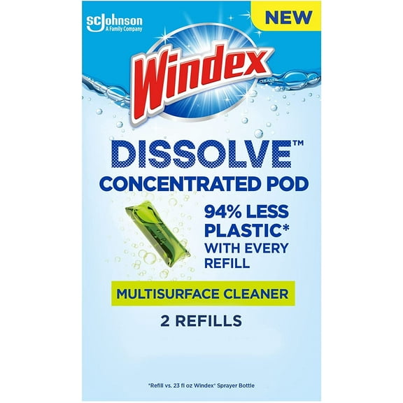 Windex Dissolve Fresh Scent Concentrated Multi-Surface Cleaner Liquid 56 oz