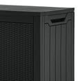 thumbnail image 6 of Dextrus 80 Gallon Resin Deck Box,Outdoor Storage Box with Lockable lid for Patio Furniture, Black, 6 of 8