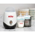 thumbnail image 2 of Nuby One-Touch 2-in-1 Electric Baby Bottle Warmer and Sterilizer, White, 2 of 9