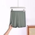 thumbnail image 4 of Bixock Women Pajamas Shorts Loungewear Shorts Sleep Shorts Elastic Waist Loose Soft Stretchy Daily Indoor Homewear Sleepwear Base Layer Trousers Women Clothings, 4 of 5