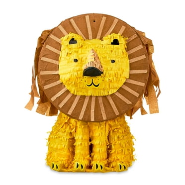 Yellow/Brown Lion Party Pinata, 10.25" x 15", by Way To Celebrate