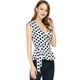 thumbnail image 3 of INSPIRE CHIC Top Sin Mangas Con Cuello En V Sin Mangas Para Mujer blanco M, 3 of 6