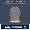 thumbnail image 5 of FORMRS School Backpack 17" Student Travel Bag with Laptop Compartment, Pink Retro Sun, 5 of 7