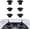 Black, variant on eXtremeRate EDGE Sticks Swappable Thumbsticks for PS5 Controller, Custom Purple Replacement Interchangeable Analog Stick Joystick for PS5, for PS4 All Model Controllers Universal - WITHOUT Controller