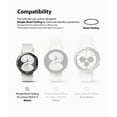 thumbnail image 3 of Ringke Tempered Glass Screen Protector for Bezel Styling (4 Pack) Compatible with Samsung Galaxy Watch 5 40mm and Galaxy Watch 4 40mm Smartwatch Protective Film - R2, 3 of 11