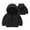 Black#6, variant on SERTG Children Fall Winter Plus Thick Tops Solid Color Small and Medium Sized Hooded Warm Coat with Cute Hat for Kids 1-7 Years (Black,2 Years)