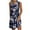 Navy, variant on Women's Summer Dress, Sleeveless V-Neck Casual Dress with Pockets, Lightweight Soft Polyester, Relaxed Fit Ruching