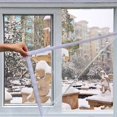 thumbnail image 1 of Window Insulation Kit Transparent Easy to Open Plastic Window Wrap for Bedroom Living Room Windows(120*160cm), 1 of 5