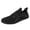 Black, variant on NOKIO Cycling Sports Shoes Outdoor Fitness Running Shoes Versatile Breathable Knit Sneakers Lightweight Comfortable Athlet𝗂c Shoes 𝖫a𝖼e Up S𝗅ip On Casual Walking Shoes
