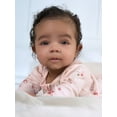 thumbnail image 6 of Gerber Baby Girl Sleep´N Play Footed Cotton Pajamas, 2-Pack, Sizes Newborn - 3/6 Months, 6 of 12