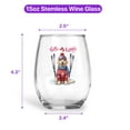 thumbnail image 5 of Hello Welcome Winter The Ski Golden Retriever Snowy Day 15oz Stemless Wine Glass Mug Goldens Dog Lover Gifts Idea Wine Glasses Cup - 13013, 5 of 5