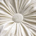 thumbnail image 6 of Phantoscope Designer's Choice Decorative Throw Pillow Set, Fluffy Faux Fur & Velvet Pleated Pumpkin Bundle, for Sofa Couch Bedroom, 18" x 18"+ 16" x 16", Turquoise and Off White, 2 Pack, 6 of 6