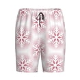 thumbnail image 6 of Daiia Christmas Snowflakes Mens Woven Stretch Pajama Short,Short Pajama Pants-Large, 6 of 7