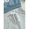 thumbnail image 6 of Boy Clothes Toddler Baby Fall Winter Hoodies Outfit 6M 12M 18M 24M Letter Sweatshirt Top Jogger Pants Casual Tracksuit, 6 of 9