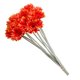 thumbnail image 5 of Flor Simulación de crisantemo artificial oficina en casa decoración floral falsa adorno de boda, naranja amarillo 10 Piezas Speravity HA8120-06B, 5 of 6