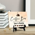 thumbnail image 3 of Coffee Bar. Love is Brewing Table or Counter Sign with Easel Stand, 6" x 8", 3 of 4
