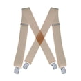 thumbnail image 1 of Bretelles pour Hommes Bretelles de Travail 5 cm de Large Accessoires de Vêtements Pantalons Ajustables Beige, 1 of 7