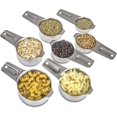 thumbnail image 3 of Set of 7 Heavy Duty Measuring Cups, 18/8 Stainless Steel with Ring Connector, 3 of 5