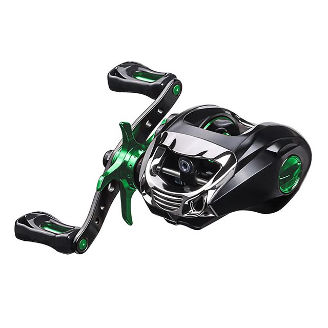 Carrete de pesca Baitcasting Carrete de agua dulce y agua salada Spinning E Afortunado Sencillez