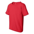 thumbnail image 2 of Youth Heavy Cotton Multi Color T-Shirt Color Red Large Size, 2 of 4