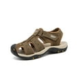 thumbnail image 1 of Sandales Décontractées pour Hommes, Extérieur, Bout Fermé, Randonnée, Légères, Confortables, Chaussures de Pêcheur, Brun, 6.5 US, 1 of 7