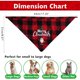 thumbnail image 5 of Baberos Triangulares Para Mascotas Con Entramado Navideño, Bufanda Con Cordones Para Perro, Suministros Para Mascotas Para Fiestas Navideñas Y Fotos, 2 Uds. Methold HA038923-00, 5 of 6