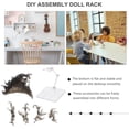 thumbnail image 4 of SHISUYAN 1 Set Action Figure Stand Clear Toy Doll Holder Figurine Model Display Rack, 4 of 9