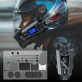 thumbnail image 4 of LED Screen Digital Display FM Radio Motorcycle Noise Reduction Bluetooth Helmet Headset, 4 of 6