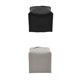 thumbnail image 1 of 2 soportes creativos para pañuelos de cuero para cómoda de dormitorio. Negro+Gris Soledad Caso de tejido, 1 of 8