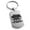 Silver, variant on Stainless Steel Pirate Skull & Cross Swords Engraved Dog Tag Keychain Keyring