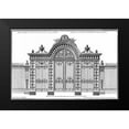 thumbnail image 2 of Neufforge 14x11 Black Modern Framed Museum Art Print Titled - Custom Neufforge Gate Blueprint III, 2 of 5