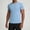 Blue, variant on SCSAlgin Mens Workout Shirts Dry Fit Sun Protection Athletic Short Sleeve Shirt UPF 50  Gym Running Swim Rash Guard Top