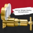 thumbnail image 2 of 4500PSI High Pressure Nitrogen Regulator, High Pressure Piston Regulator for Inert Gases, Single Stage Outlet Pressure 0-4500 PSI, 2.5 Inch Nitrogen Gauges CGA-580, High, 2 of 7