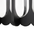 thumbnail image 4 of DecMode 5 Candle Black Wooden Hurricane 5 Slot Candle Holder, 4 of 9