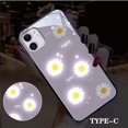 thumbnail image 1 of AMERTEER Phone Case Daisy Voice-activated Light-emitting Phone Case Cover for IP13/14 Pro  Plus  Pro max, 1 of 6