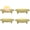 Gold, variant on HIDAWN 4PCS Gold Iron Plate Candle Holder, Decorative Metal Pillar Candle Plate, Pedestal Candle Stand,4.33''D x 0.79'' H