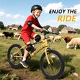 thumbnail image 6 of 20-24 inch Bike,6-Speed Mountain Bike for Men Women Boys Girls,Comfort Saddle,Gold, 6 of 10