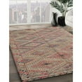 thumbnail image 2 of Ahgly Company Indoor Round Contemporary Chestnut Brown Southwestern Area Rugs, 6' Round, 2 of 6
