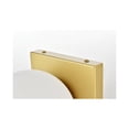 thumbnail image 4 of Living District Jaylin 1-Light Iron & Glass Bath Sconce in Brass/Frosted White, 4 of 5