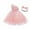 Pink, variant on Odeerbi 2025 Girls Baby Long Skirt Solid Princess Bowknot Performance Dress Skirt Dress