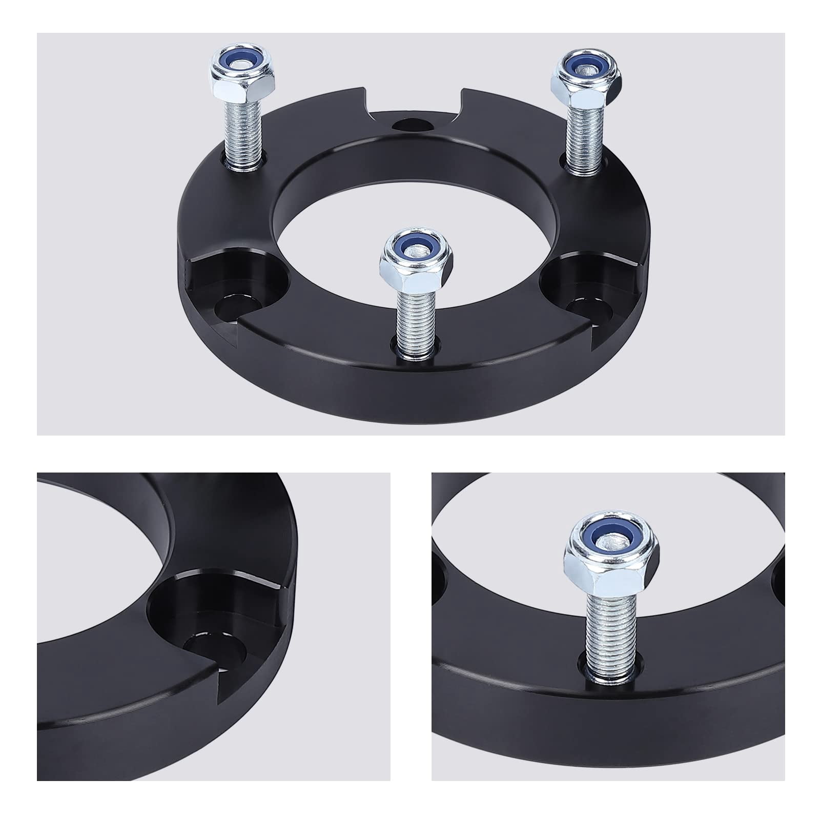 Furvclv 2" Ram 1500 Leveling Lift Kits - 2 Inch Front Strut Spacer Suspension Lift Kit Lift Spacers for 2006-2021 Ram 1500 (4WD Only), 2005-2011 Dakota (2WD Only), 2006-2009 Raider